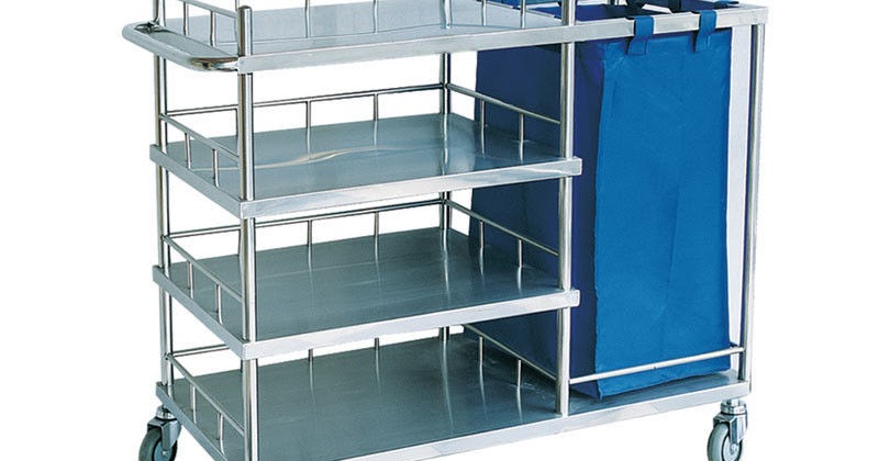 Anaesthetic Trolley 1 Drawer Stainless Steel - Image 11