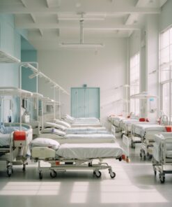 2 Function Manual Hospital Bed