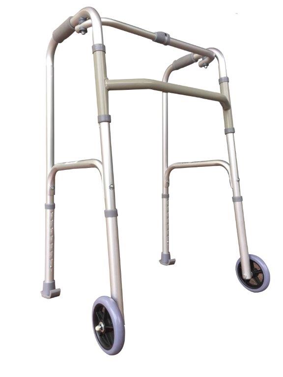 Walking Frame - Rollator Front Wheels Folding