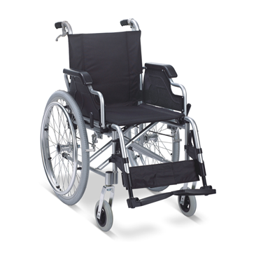 Wheelchair Allum/Nylon Lightweight Detachable Arm & Foot Rest - Image 2