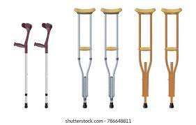 Crutches wooden adult medium - Image 4