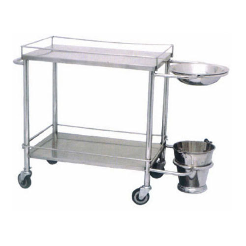 Anaesthetic Trolley 1 Drawer Stainless Steel - Image 13