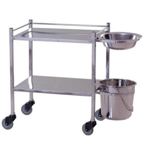 Anaesthetic Trolley 1 Drawer Stainless Steel - Image 14