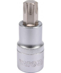 Torx Bit Socket - Male - Chrome Vanadium - 1/2" Connector - Standard Length - T55 x 50mm - YT-04317
