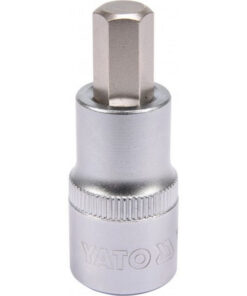 Hex Bit Socket - Chrome Vanadium - 1/2" Connector - Standard Length - HEX 10 x 50mm - YT-04385