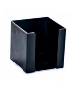 Paper Cube Holder - Square - Doodle Box - Recycled - 10 x 10 x 10 cm - Black - Pack of 8 - 019DB-R