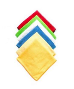 Woven Microfibre Cleaning Cloth - 200gsm - 38cm x 38cm - Colour Options