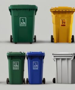 1100l waste bin