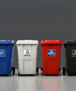 1100 litre recycling bin
