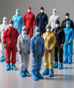 Reusable Coveralls Black XXX Large