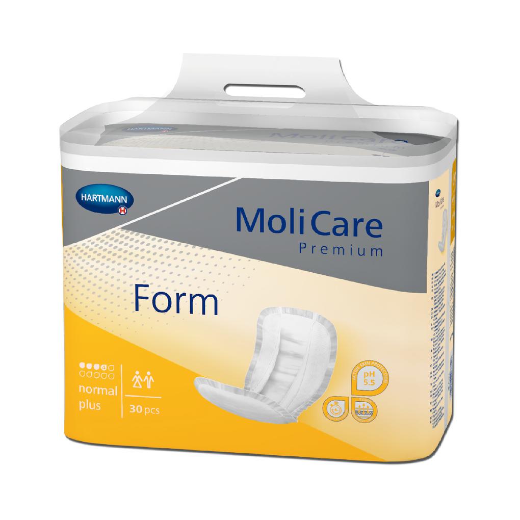 moliform anatomically shaped incontinence pad extra - 30
