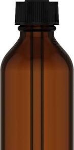 Dropper Bottles Amber Glass Black Lids