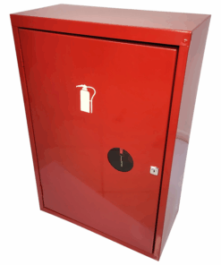 9kg DCP Fire Extinguisher Double Bottle Steel Cabinet