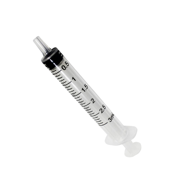 3ml Syringes 3 Part (luer Slip) Latex Free