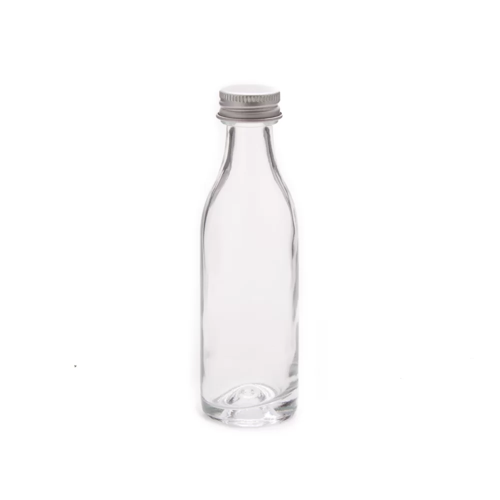 Consol Glass Spirit Bottle 50ml With Cap Bulk 192 Units