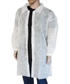 Disposable Lab Coat 30gsm