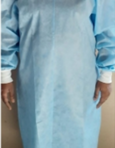 40Gsm Polypropylene SMS Gown (Spunbond Melt Blown Synthetic – Trilaminate Material) Min 1000 Units