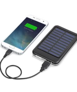 5000mAh Solar Power Bank – Rechargeable by USB or Solar Power