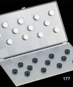 Magnetic Checkers in slimline metal case