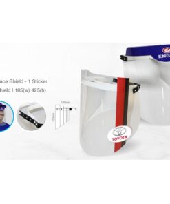 Adults Face Shield With Full Colour Sticker – Min 50 units