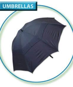 Black (Solid) Gust Buster Golf Umbrella