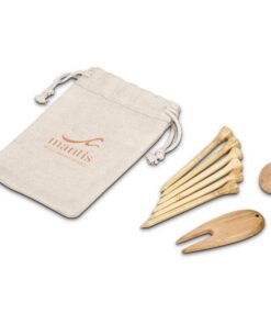 Bamboo Golf Accessories Set