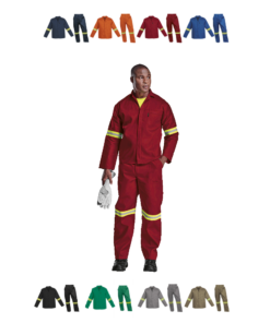 Budget Poly Cotton Conti Suit with Reflective Stripes – Available in Many Colours