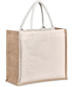Chinsai Maxi Jute & Cotton Tote Shopping Bag – Eco Friendly Bag