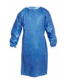 Disposable STERILE Non-Reinforced 50gms surgical gown – CE & FDA certified. Min 25 units