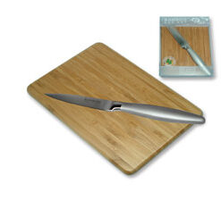 BAMBOO BOARD W/UTILITY KNIFE IN BOX