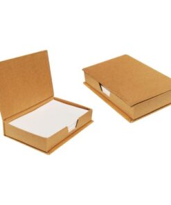 Natural Colour Recycled Notepad Holder (Incl. 200 Memo Papers)