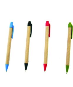Eco friendly recycled pen – green trim