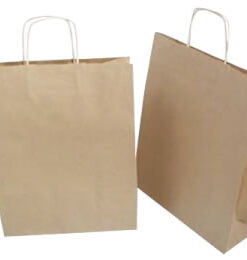Recycled Paper Bag – – Size: 305mm x 420mm x 160mm (large) – Mi