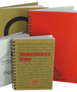 Recycled Box Board Notepad A5, WiroBound, Portait, Plain Pages –