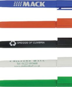 Recycled Polystyrene Eclipse Pen – Plain – Min Order: 250 units