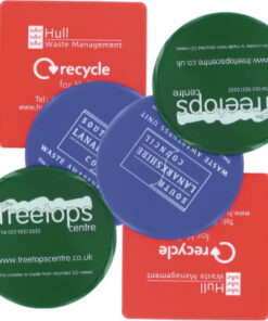 Recycled Retail Packaging Round Coasters – Printed 1 Colour – Mi