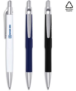 Eco Friendly Ball Pen Made From Recycled ABS Plastic With Quality Black Ink