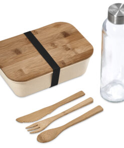 Eco Friendly Complete Lunch Set Gift Set – Kooshty Maya Lunch Box, Cutlery & Bottle