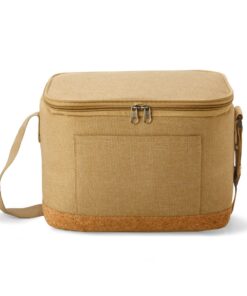 Environmentally Friendly 600D & Cork 6 Can Cooler Bag