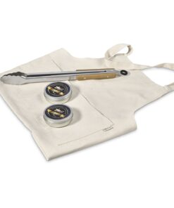 Gourmet Braai Gift Set – Cotton Apron, Tongs & Braai Spices