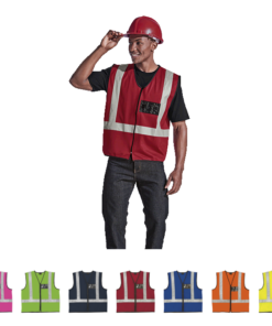 Highway Waistcoat With High Visibility Reflective Tape & ID Pocket – Avail Many Colours