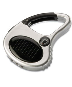 3 LED carabiner solar light