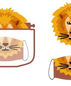 Kids Animal/Pattern mask and PET shield sets – Min 25 units (Many designs available)