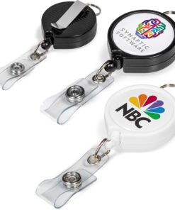 Klasp Retractable Badge Reel – Avail in Black or White