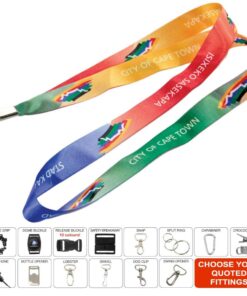 30mm Polyester dye sub full col 1side