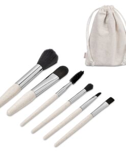 Makeup Brushes & Cosmetic Set in Cotton pouch – Eco Ladies Gift