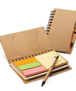 Mini Eco Notebook with Sticky notes & Pen