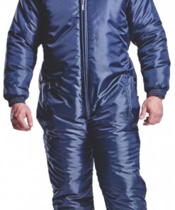 Freezer Wear. 1 Piece Suit. Eskimo Jacket & Pants. Double Lined. Navy. Small – 4XL