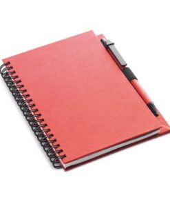Recycled paper block with pen – blue ink refill -Available in: