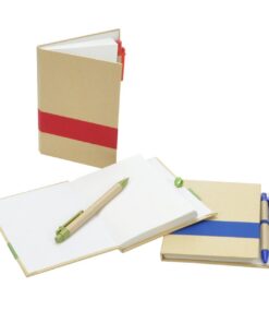 Recycled Notebook & Pen